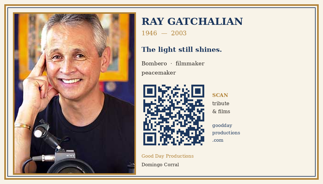 Ray Gatchalian ofrenda card